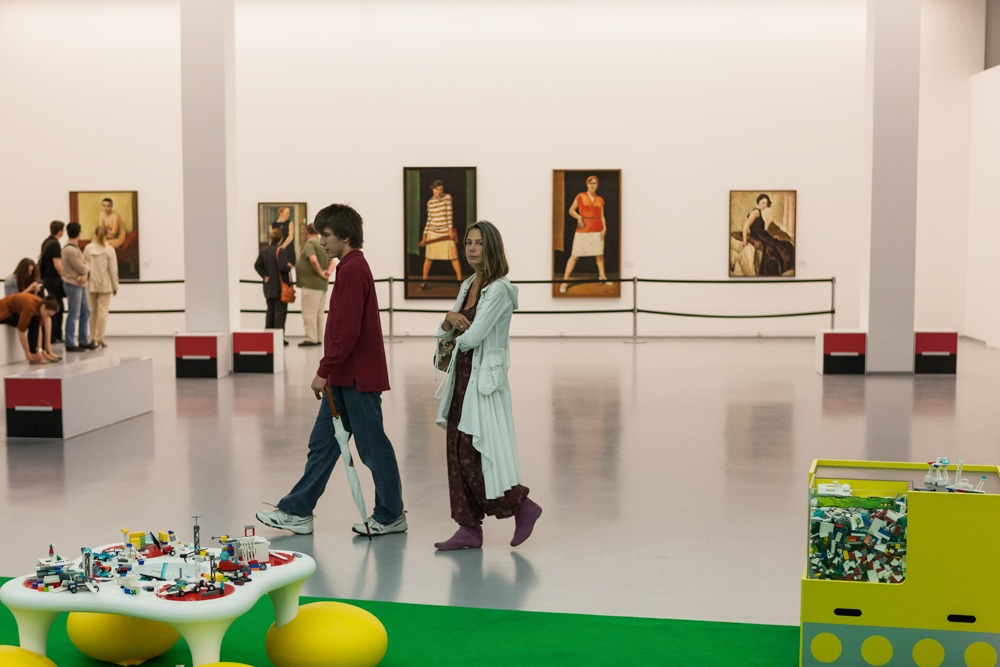 Fotografia scattata da Gilberto Maltinti dello studio Parioli Fotografia di Roma, a Mosca. La foto ritrae le sale del Museo dei fratelli Lumière - Mosca - Russia